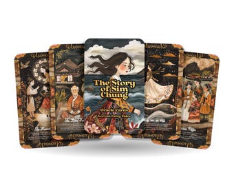 The Story of Sim Chung - 22 Oracle Cards - Experience Devotion and the Power of Sacrifice