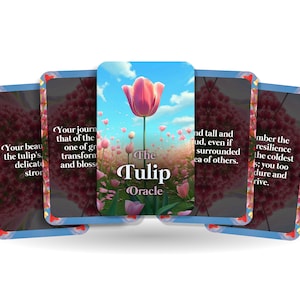 El Oráculo del Tulipán - Un viaje de crecimiento y resiliencia - Herramientas de adivinación - Cartas del oráculo