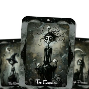 Gothic Moon Tarot -- Version 2 -- 78 cards - Tarot - Tarot Deck - Fortune Telling - Divination tools image 8