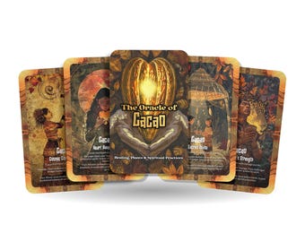 The Oracle of Cacao – A Heart Medicine Oracle Deck – 22 Oracle Cards – Sacred Food of the Gods