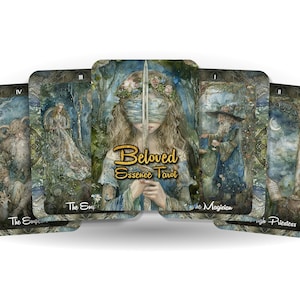 Tarot Essence bien-aimé - 78 cartes - Tarot - Jeu de tarots - Prédire la bonne aventure - Outils divinatoires