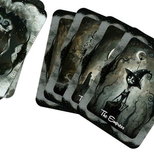 Gothic Moon Tarot -- Version 2 -- 78 cards - Tarot - Tarot Deck - Fortune Telling - Divination tools image 7