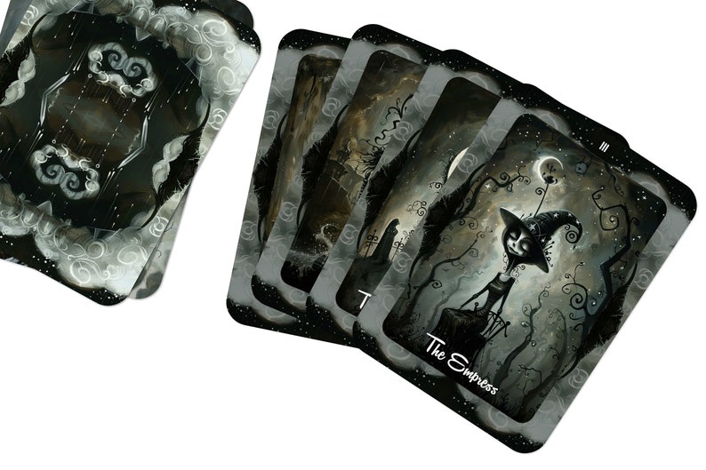 Gothic Moon Tarot -- Version 2 -- 78 cards - Tarot - Tarot Deck - Fortune Telling - Divination tools image 7