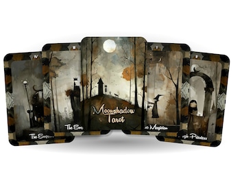 Moonshadow Tarot - 78 cards - Tarot - Tarot Deck - Fortune Telling - Divination tools