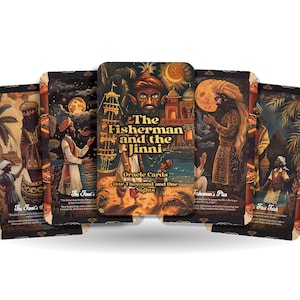 El pescador y el genio - 22 cartas del oráculo - Desbloquea el potencial oculto y la sabiduría ancestral