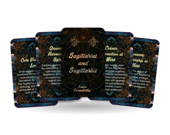 Sagittarius and Sagittarius Oracle - Zodiac Compatibility - Divination tool - Oracle card - StarSign Compatibility - Horoscope Compatibility