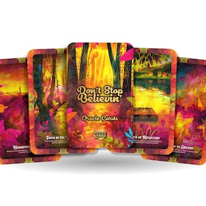 Cartes Don't Stop Believin' Oracle - Poursuivez vos rêves - Cartes pleine conscience