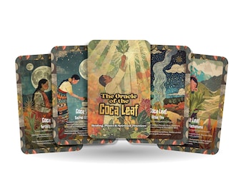 The Oracle of the Coca Leaf – A Divination Oracle Deck – 22 Oracle Cards – Ancestral Medicine & Sacred Offerings
