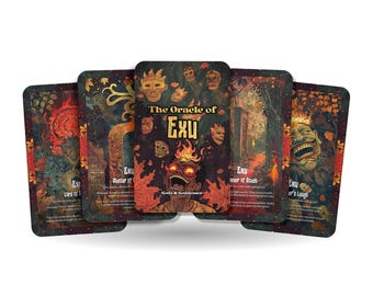 The Oracle of Exu – A Messenger God Oracle Deck – 22 Oracle Cards – Guardian of Roads & Destiny