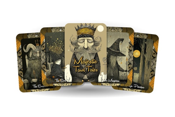 Majestic Tarot Tales - 78 Cards - Tarot - Tarot Deck - Fortune