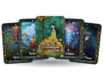 The Dreamscape Tarot - 78 cards - Tarot - Tarot Deck - Fortune Telling - Divination tools - Otherworldly beauty and insightful symbolism