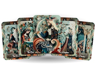 Crafted Clarity Tarot - 78 kaarten - Tarot - Tarotspel - Waarzeggerij - Waarzeggerij