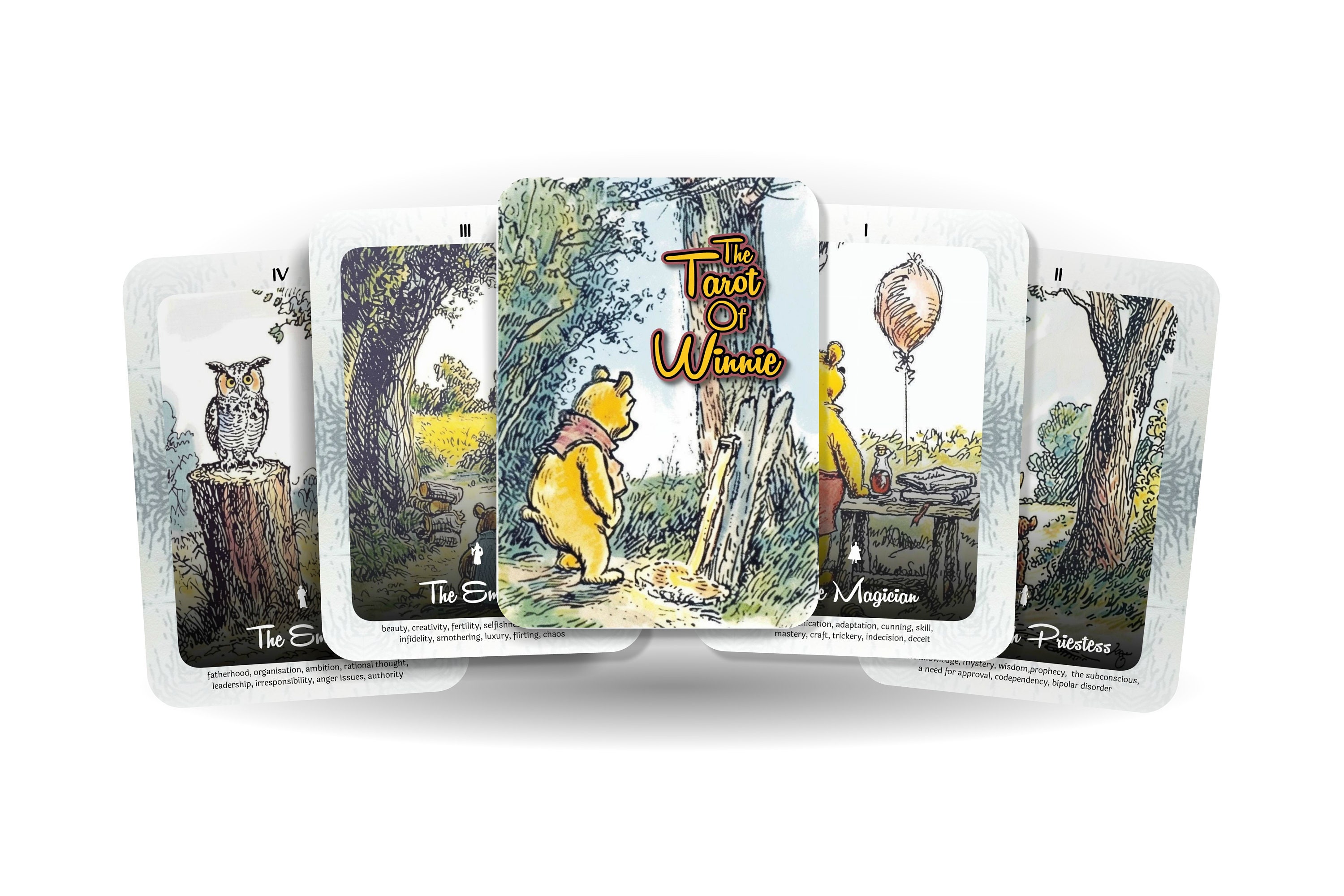 Winnie the pooh tarot cards - Etsy 日本 Winnie the pooh tarot cards - Etsy 日本