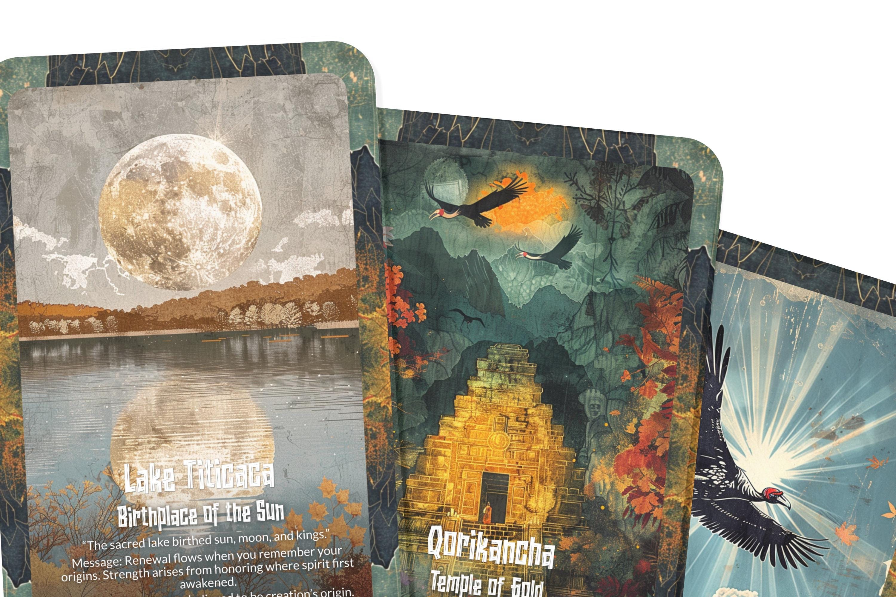 Inca Oracle The Oracle of the Incas – an Ancestral Prophecy Oracle Deck – 22 Oracle ...