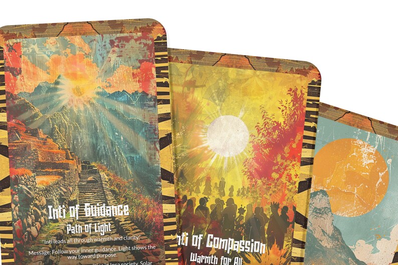 Solar Cards Inti The Oracle of Inti – A Sun God Oracle Deck – 22 Oracle Cards – Bringer ...