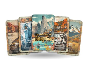 The Oracle of Patagonia – A Wilderness Oracle Deck – 22 Oracle Cards – Lands of Ice, Wind & Fire