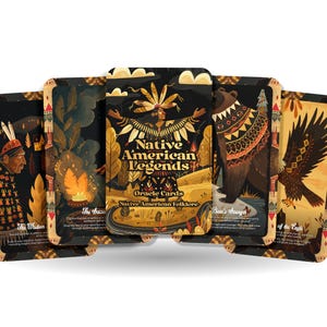 Légendes amérindiennes - 22 cartes Oracle - Connectez-vous à l'esprit de la Terre et à la sagesse ancestrale