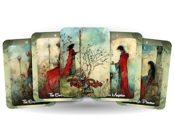 The Red Robe Tarot - 78 kaarten - Tarot - Tarotspel - Waarzeggerij - Waarzeggerij