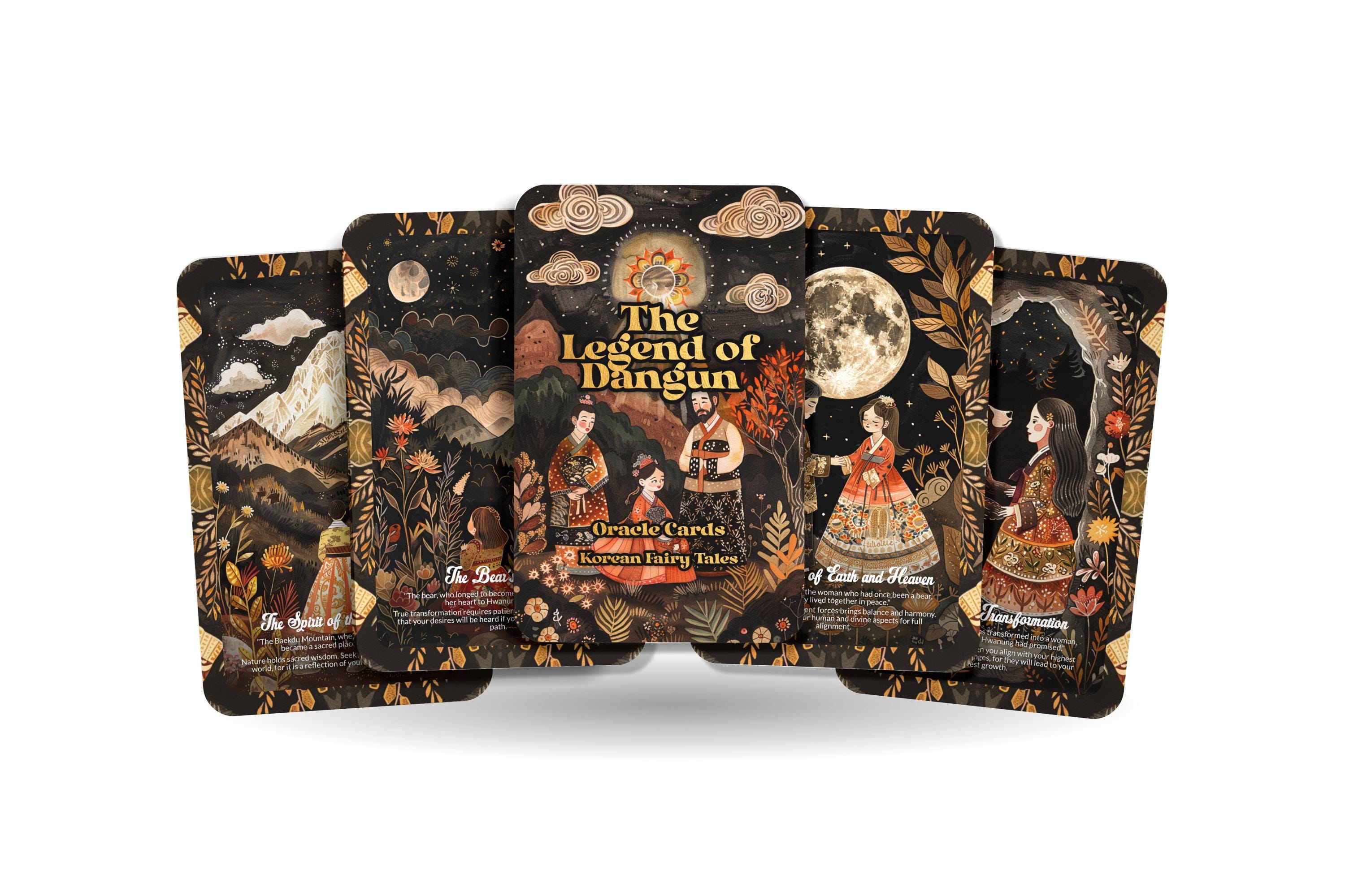 The Legend of Dangun (founding Story of Korea) - 22 Oracle Cards