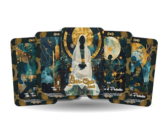 The Golden Circle Tarot - 78 cards - Tarot - Tarot Deck - Fortune Telling - Divination tools