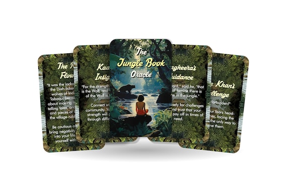 The Jungle Book Oracle Inspired by Rudyard Kipling s Classic Tales Divination Tools Oracle Cards Etsy Canada