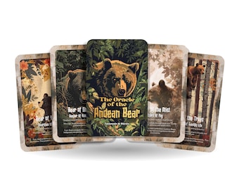The Oracle of the Andean Bear – A Mountain Protector Oracle Deck – 22 Oracle Cards – Guardian of Sacred Highlands
