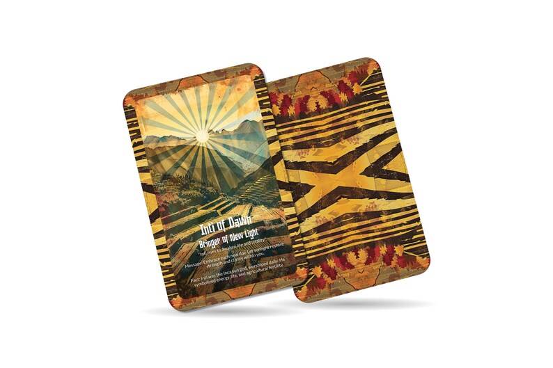Solar Cards Inti The Oracle of Inti – A Sun God Oracle Deck – 22 Oracle Cards – Bringer ...