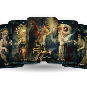 Das Tarot der Ewigkeit - 78 Karten - Inspiriert von William Blake - Tarot - Tarot Deck - Wahrsagen - Wahrsagen-Werkzeuge