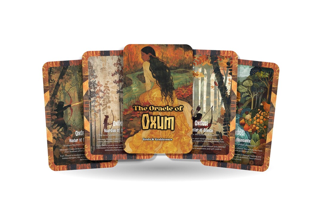 The Oracle of Oxum – A River Goddess Oracle Deck – 22 Oracle Cards ...