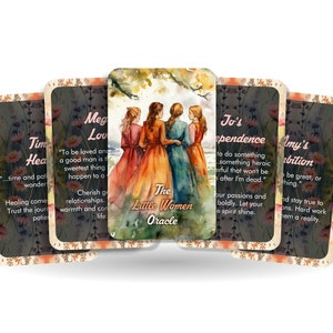 L'Oracolo delle Piccole Donne - Basato su "Piccole Donne" di Louisa May Alcott - Strumenti di divinazione - Carte dell'Oracolo