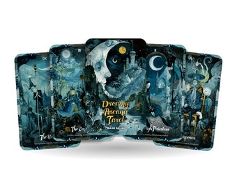 Dreamy Arcana Tarot - 22 Major Arcana -  Where the ethereal meets the mythical - Divination tool - Major Arcana Cards