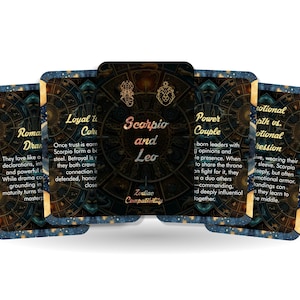 Oracolo Scorpione e Leone - Compatibilità Zodiacale - Strumenti di Divinazione - Carte Oracolo - Compatibilità Segno Zodiacale - Compatibilità Oroscopo