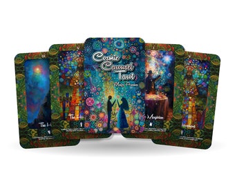 Cosmic Carousel Tarot - Major Arcana - A Journey of Endless Wonder - Tarot Gift - Mystic Tarot - Tarot Deck - Divination Tools