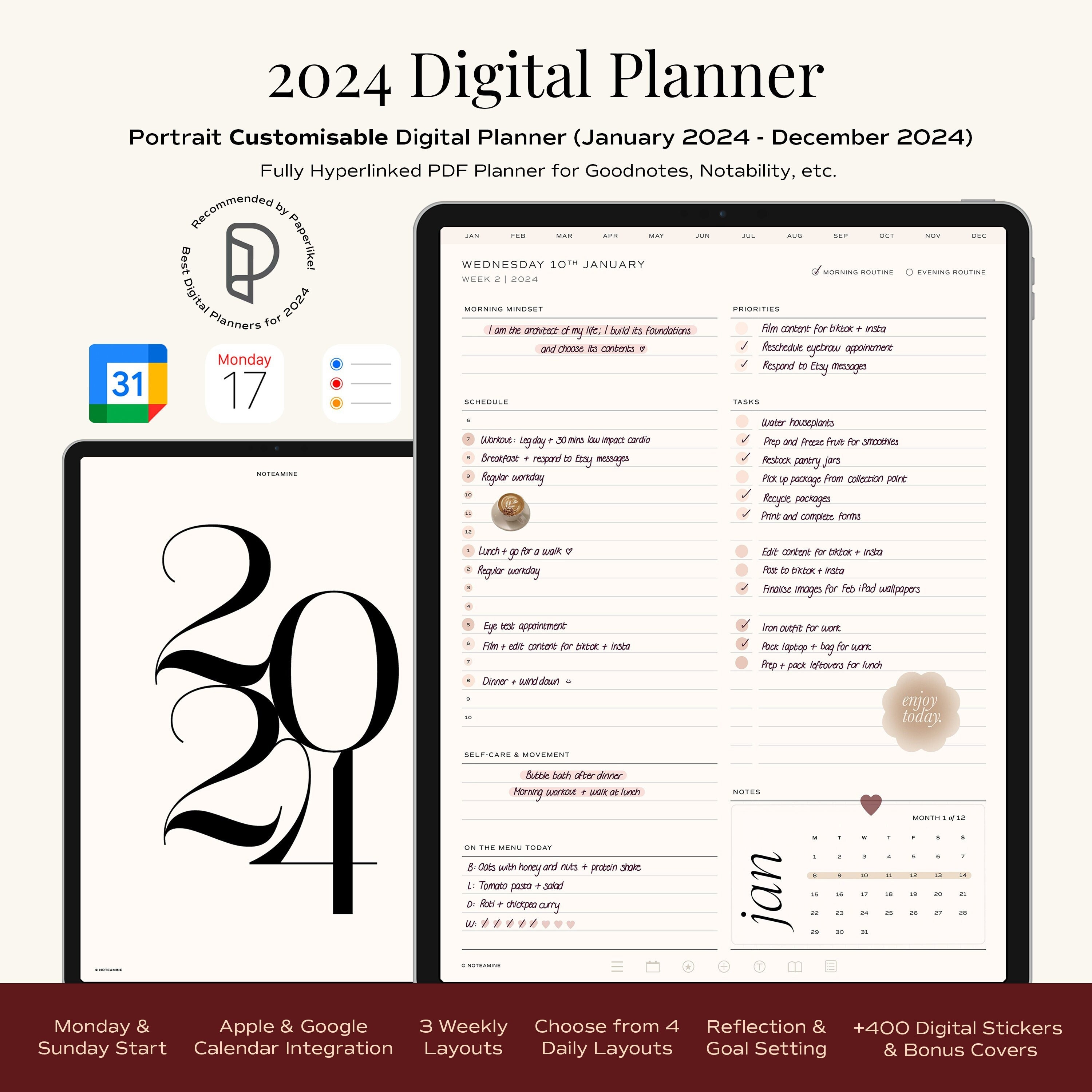 2024 Goal Planner – Laurel Studio