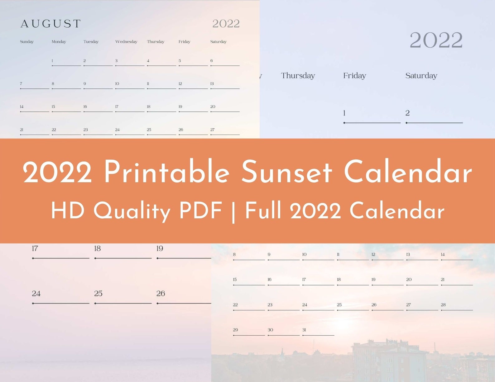 2022-calendar-sunset-printable-instant-download-sunrise-etsy-uk