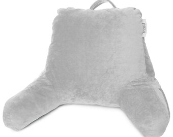 black bed rest pillow