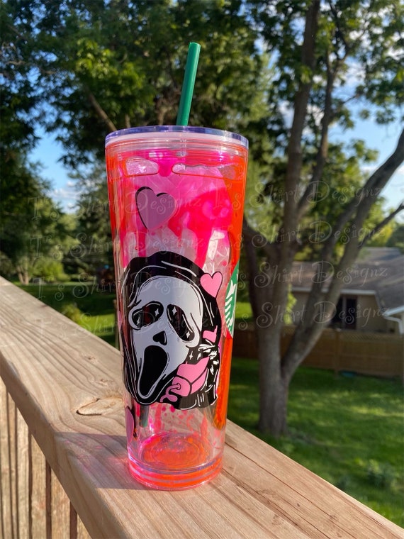 You Can Get A Bloody Ghostface Starbucks Tumbler That Just 'Screams'  Halloween