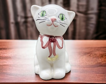 ヴィンテージ Guldkroken Hjo スウェーデン セラミック猫の置物