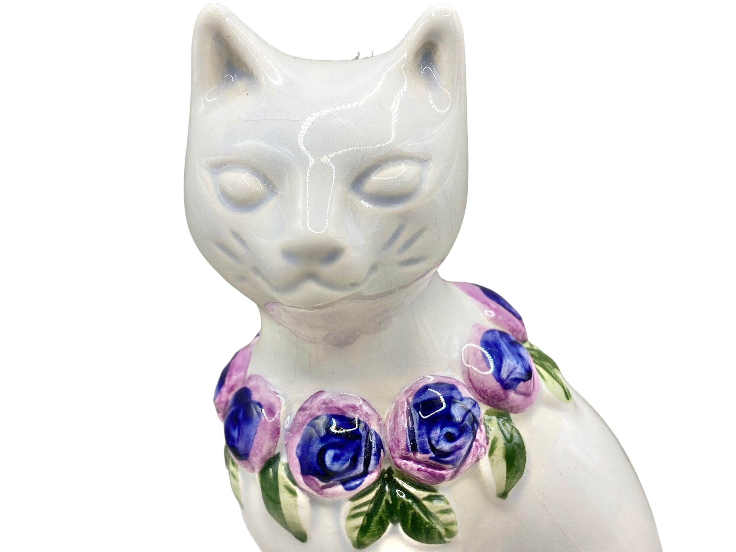 珍しい Rosa Ljung 磁器猫。スウェーデン製ヴィンテージ。ヘルシンボリ 
