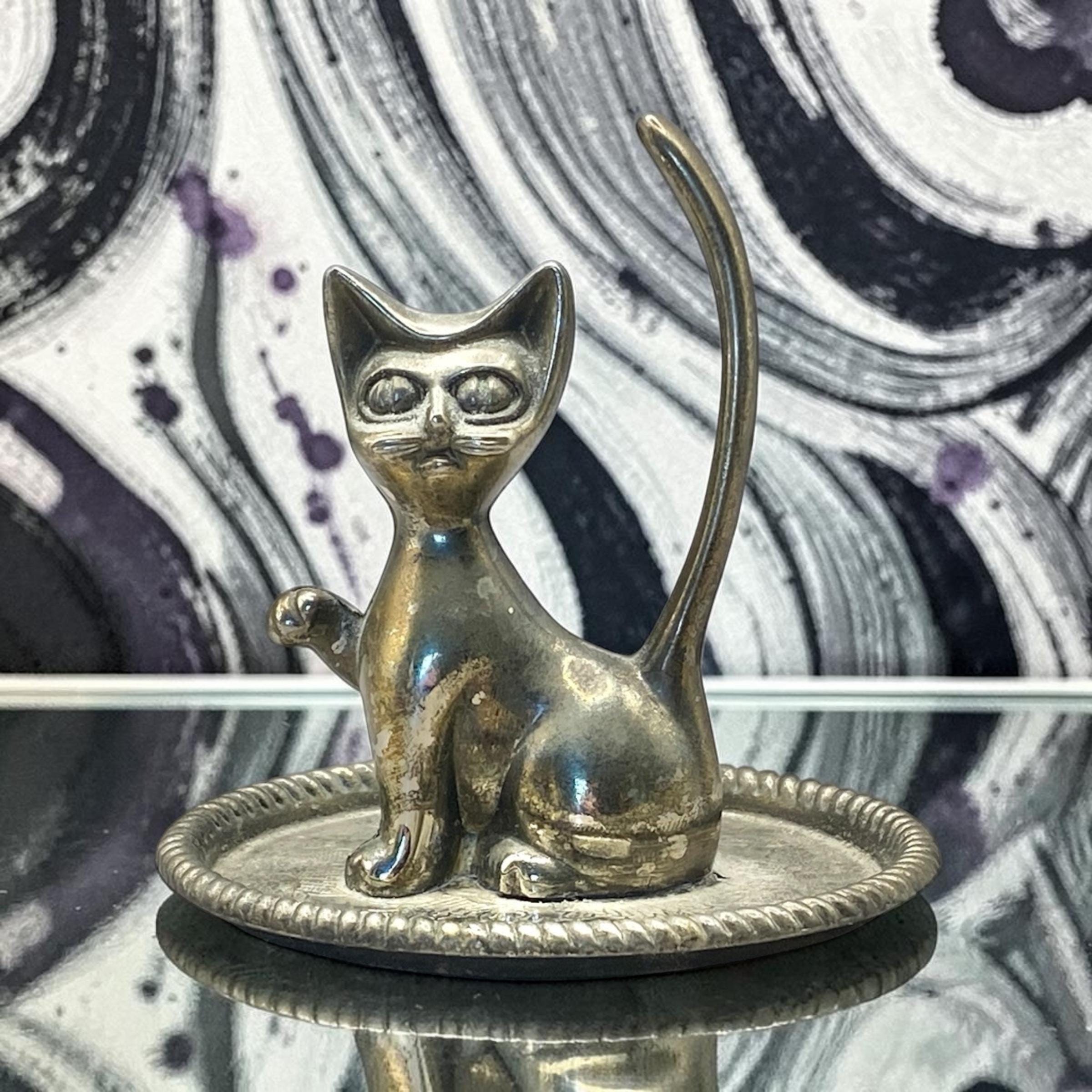 Vintage Cat Ring Holder - Etsy