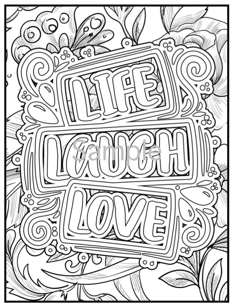 50 Coloring Pages - Etsy