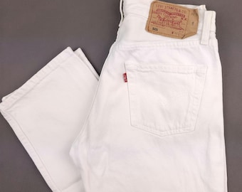 LEVI’S® × JOURNAL STANDARD 501 白 sizeM Made in USA Levi's 501 W26 L33 1998 Vintage White Levis 501 Women