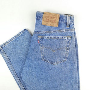 Made in USA Vintage Levi's 501 W31 L30 Light Blue Jeans Vtg Levis