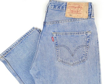 Vintage 1990s 90s Levis 501 XX Denim Jeans - Size 33 X 32 - Etsy
