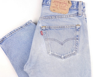 Size 29 Vintage Levi's 502XX 29x34 Redline Big E Denime - Etsy