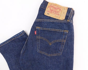 Levi's 501 90s Vintage W32 L32 Actual Size Measured/taille Réelle