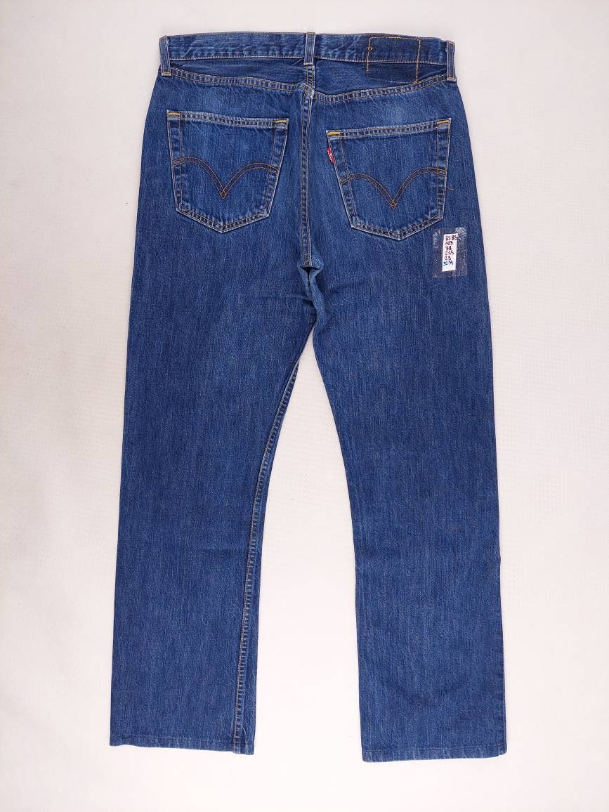 Vintage Levi's 501 No Tag W32 L30 Blue RARE Levis 501 Blue Men