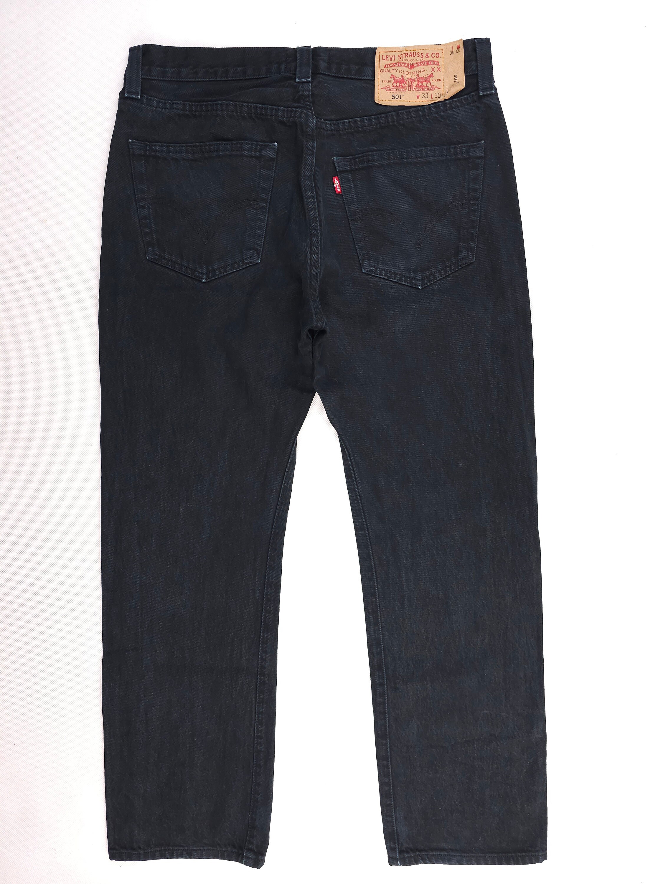 Vintage Levi's 501 W33 L30 Black RARE Levis 501 Black Men Vintage Levi's 501 W33 L30 Black RARE Levis 501 Black Men