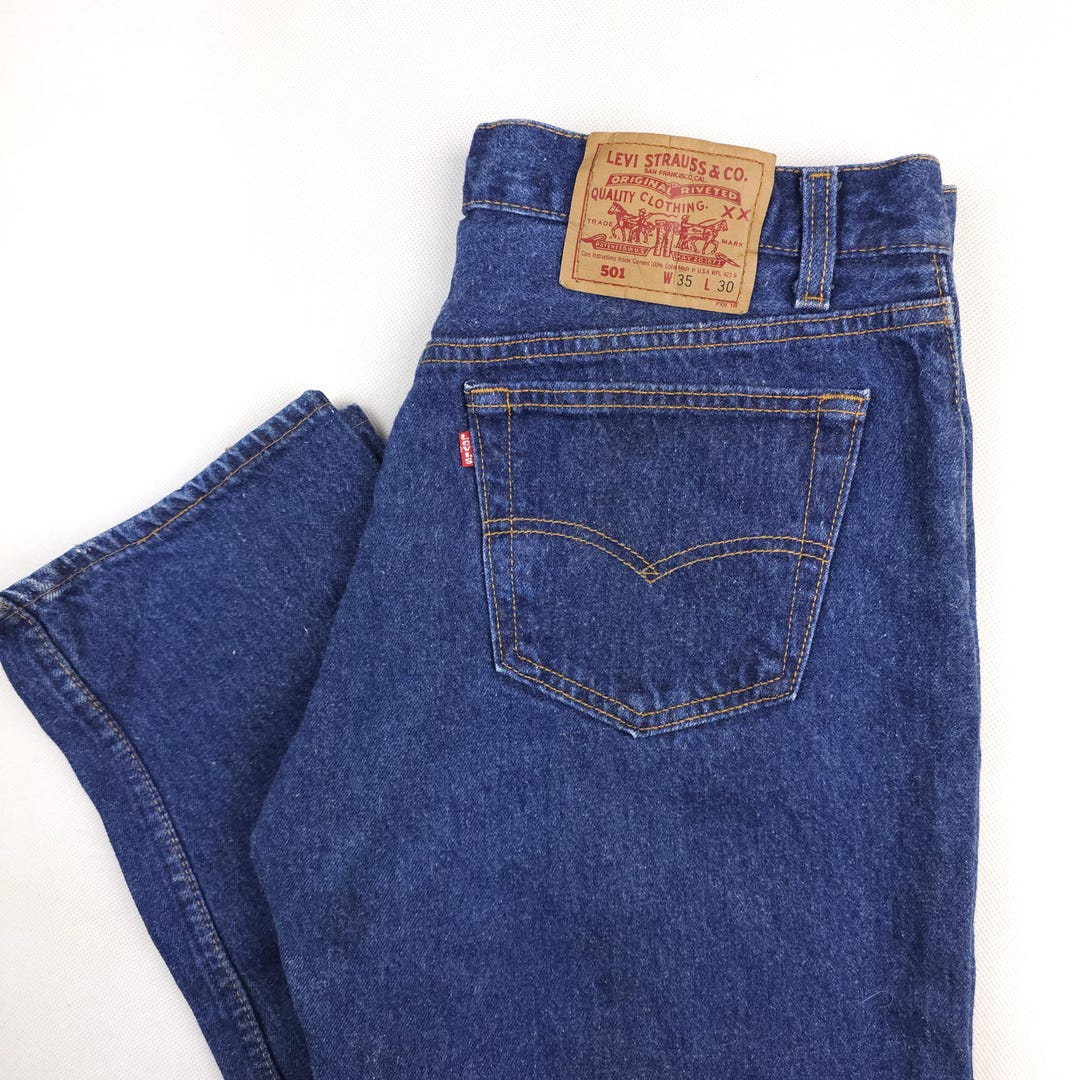 00'S Levi's 501-0193 Straight Denim Pants Made in USA Men's