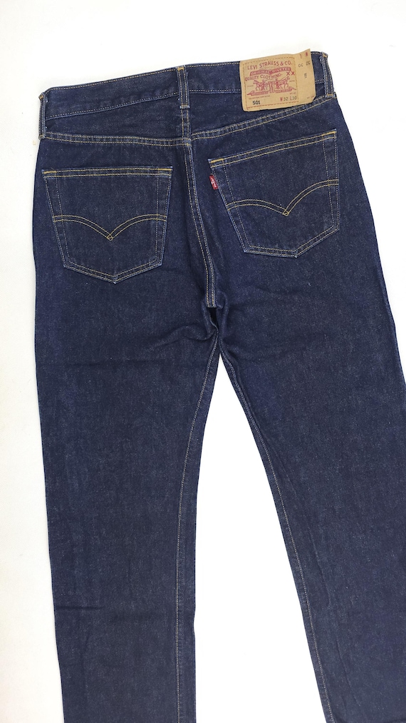 Vintage Levi's 501 W30 L29 Dark Blue Levis 501 W30 L29 Uniqe Rare